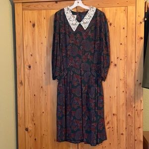 Laura Ashley Vintage Sz 12 floral dress